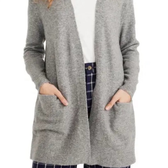 Madewell Ryder Cardigan Gray Size Small Summer Open Front Pockets e0185 - Picture 1 of 9